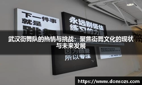 武汉街舞队的热情与挑战：聚焦街舞文化的现状与未来发展
